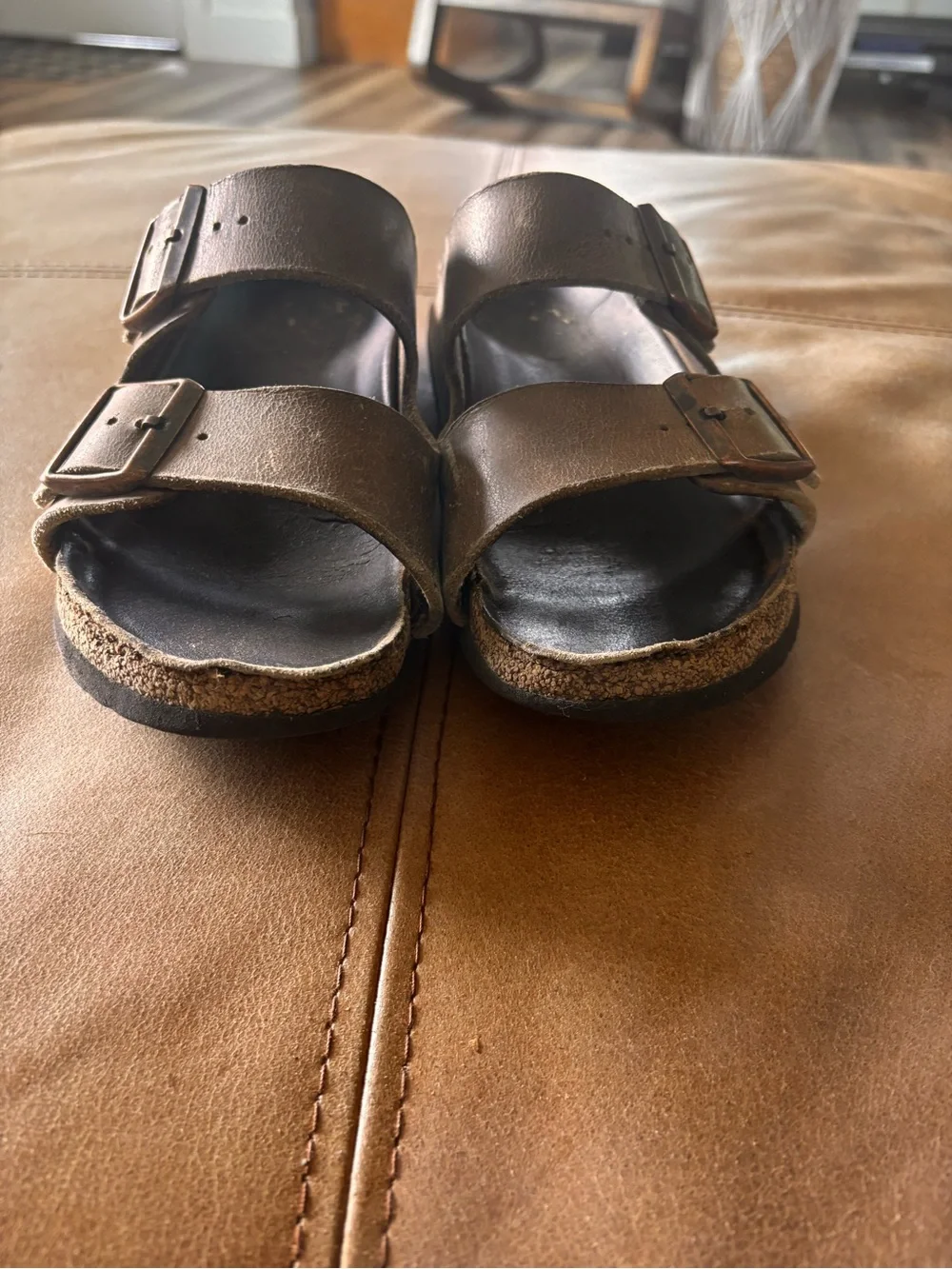 Birkenstock Arizona 37 Narrow Camel brown.